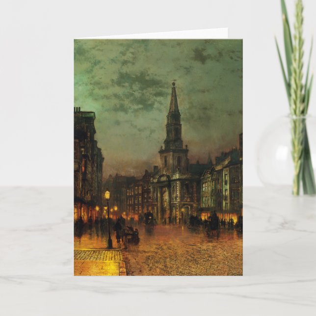 John Atkinson Grimshaw- Blackman Street, London Card (Front)