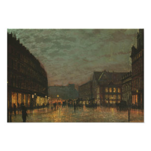 John Atkinson Grimshaw - Boar Lane, Leeds Photo Print