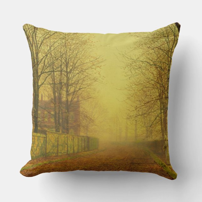 John Atkinson Grimshaw | Evening Glow, c.1884 (oil Cushion (Front)