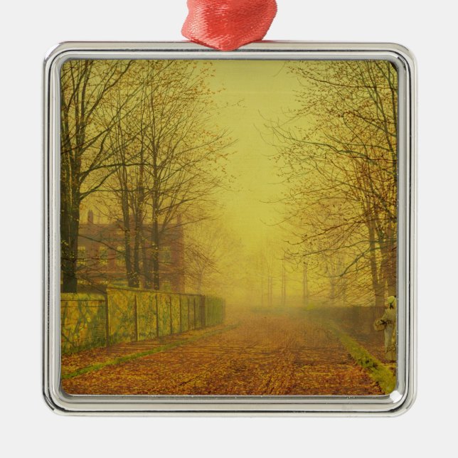 John Atkinson Grimshaw | Evening Glow, c.1884 (oil Metal Tree Decoration (Front)