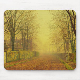 John Atkinson Grimshaw Evening Glow, c.1884 (oil Mouse Pad