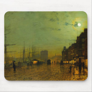 John Atkinson Grimshaw Glasgow Docks Mouse Pad