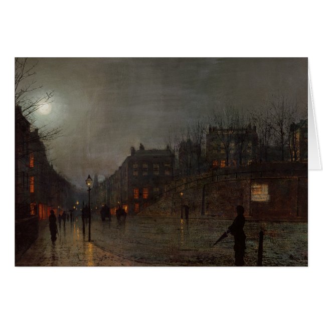 John Atkinson Grimshaw | Going Home at Dusk, 1882 (Front Horizontal)