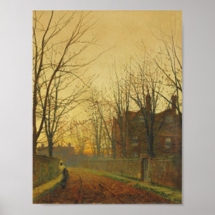 John Atkinson Grimshaw - Late October Poster
