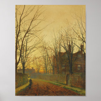 John Atkinson Grimshaw - Late October Poster