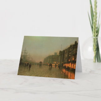 John Atkinson Grimshaw- Liverpool from Wapping Card