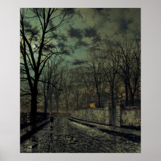 John Atkinson Grimshaw - November Poster