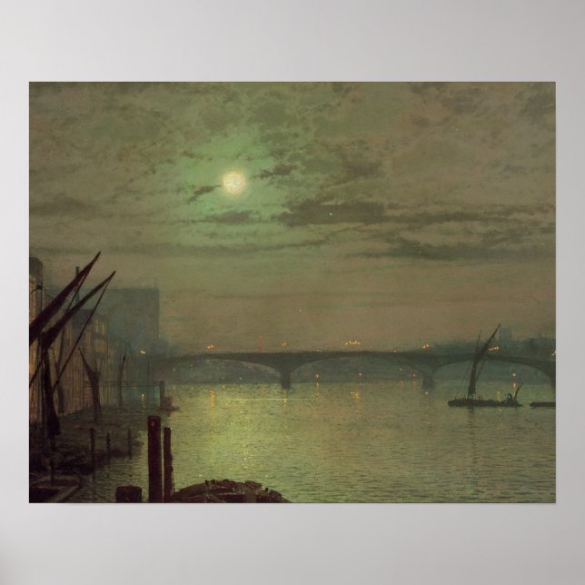John Atkinson Grimshaw | Southwark Bridge, 1882 (o Poster (Front)