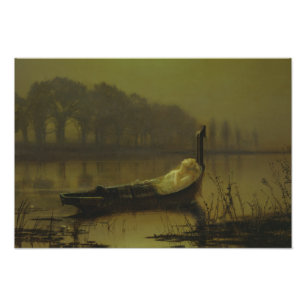 John Atkinson Grimshaw - The Lady of Shalott Photo Print