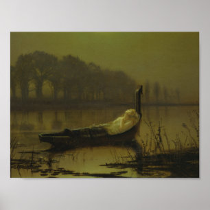 John Atkinson Grimshaw - The Lady of Shalott Poster