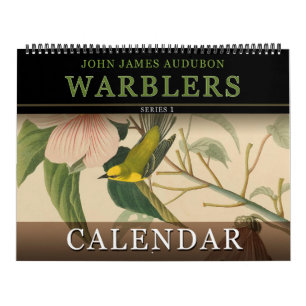 John Audubon Warblers Birds of America Calendar