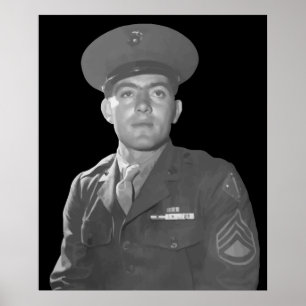 John Basilone -- Medal of Honour Recipient Poster