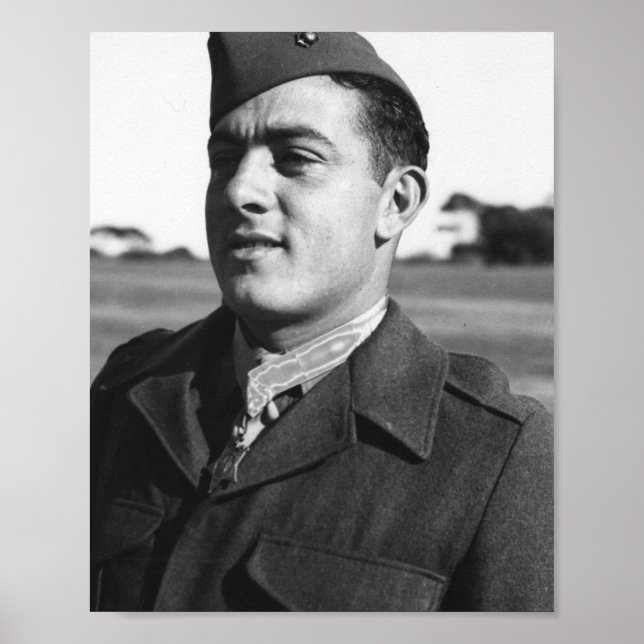 John Basilone Portrait Poster (Front)