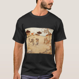 John Bauer Blue Bird Princess Vintage Illustration T-Shirt