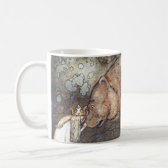 John Bauer Poor Little Basse Coffee Mug (Left)