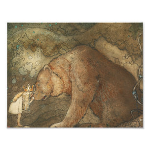 John Bauer - Poor Little Basse Photo Print