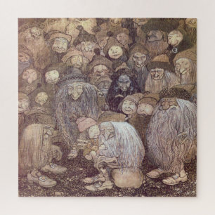 John Bauer Troll Art Jigsaw Puzzle