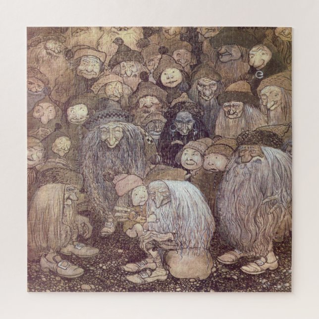 John Bauer Troll Art Jigsaw Puzzle (Vertical)
