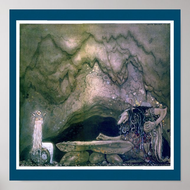 John Bauer Troll Mother Poster (Front)