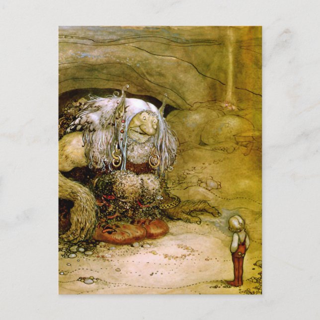 John Bauer - Troll Postcard (Front)