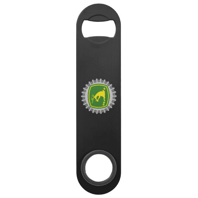 John Beer Steel Bottle Opener (Front)