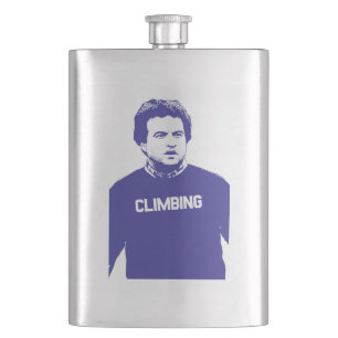 John Belushi Climbing Hip Flask