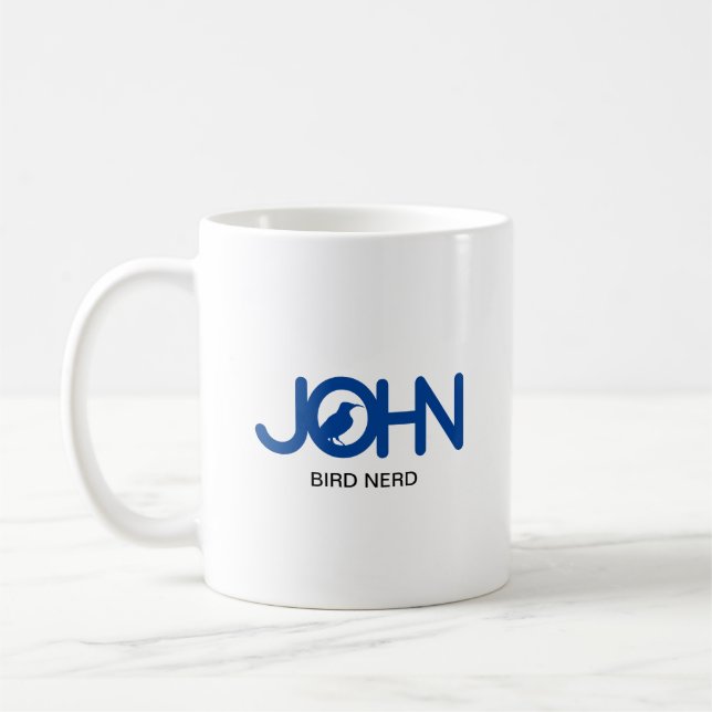 John Bird Nerd Coffee Mug (Left)