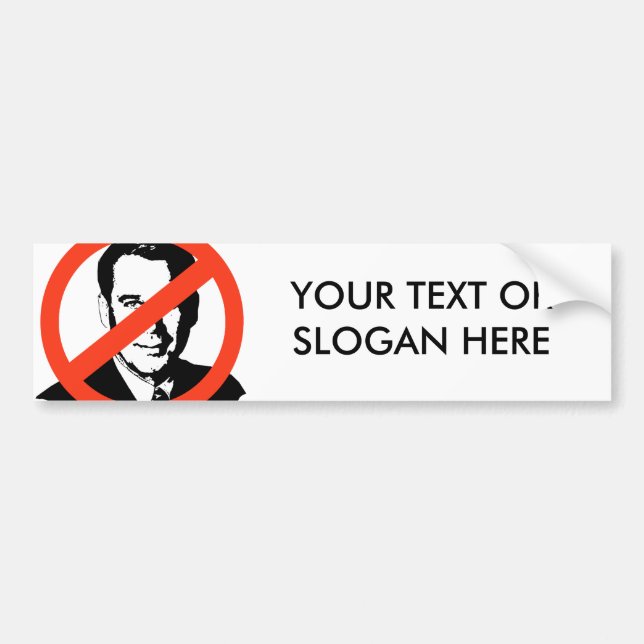 John Boehner Bumper Sticker (Front)