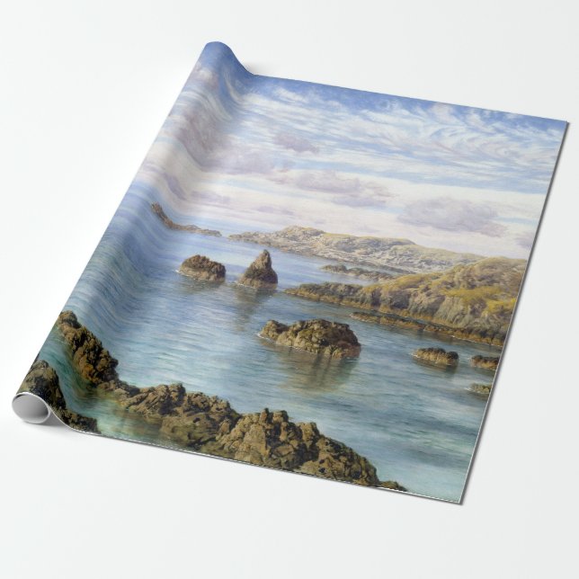John Brett Southern Coast of Guernsey Wrapping Paper (Unrolled)
