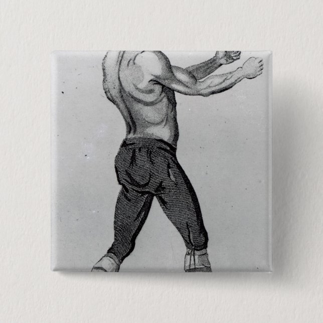 John Broughton 15 Cm Square Badge (Front)