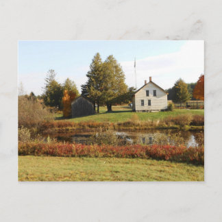 John Brown Farm Historic Adirondack Autumn Grave Postcard