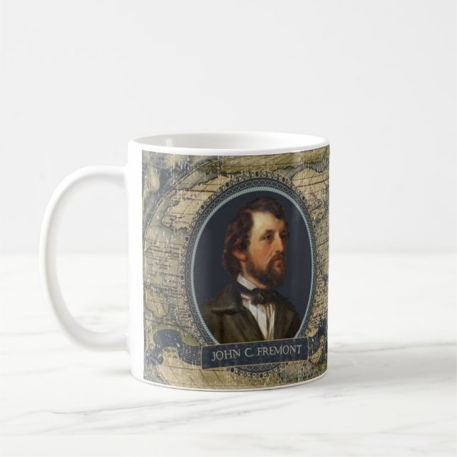 John C Fremont Historical Mug (Left)