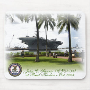 John C. Stennis  (CVN-74)@ Pearl Harbour Mouse Pad