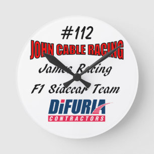 John Cable & James Racing Clock