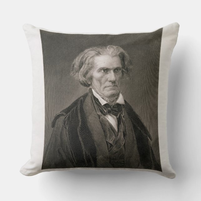 John Caldwell Calhoun, engraved by Henry Bryan Hal Cushion (Front)
