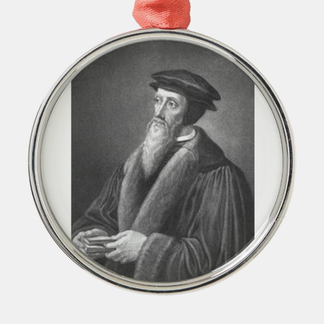 John Calvin Ornament (Front)