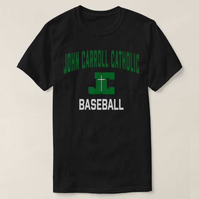 John Carroll Catholic High School Cavaliers Baseba T-Shirt (Design Front)