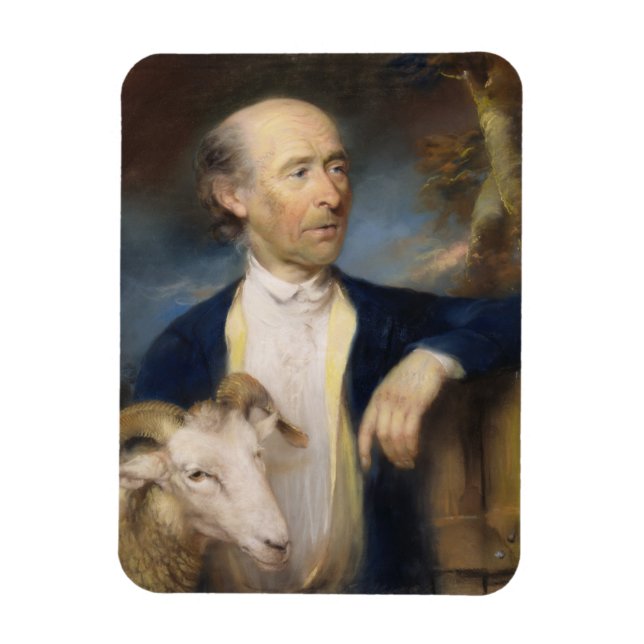 John Collins of Devizes (fl.1771-99) 1799 (pastel Magnet (Vertical)