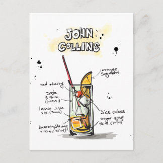 John Collins Postcard