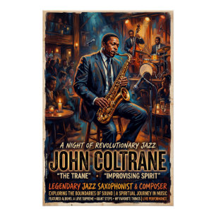 John Coltrane  Poster