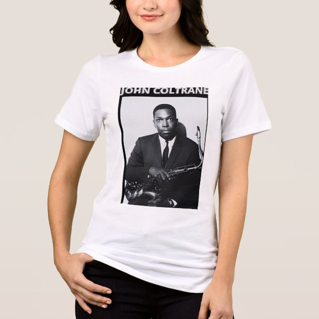 John Coltrane Tri-Blend Shirt (Front)