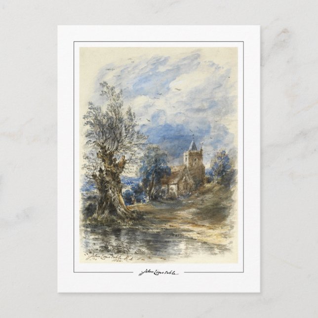John Constable #256-2 - Fine Art Postcard (Front)