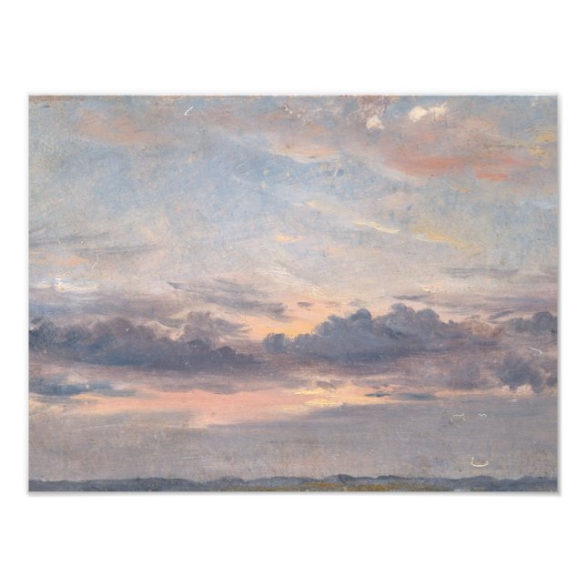 John Constable - A Cloud Study, Sunset Photo Print (Front)