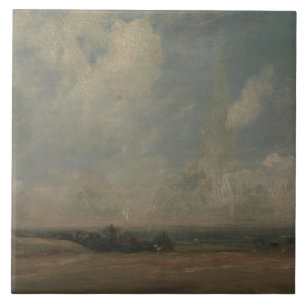 John Constable - A View from Hampstead Heath Ceramic Tile