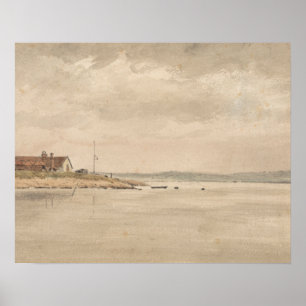 John Constable - A View on the Orwell Poster