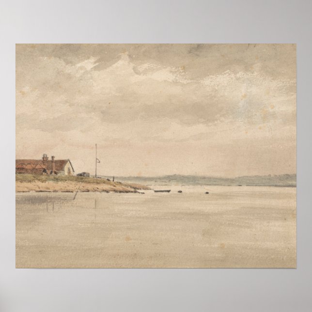 John Constable - A View on the Orwell Poster (Front)