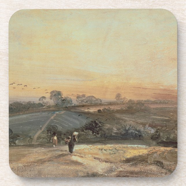 John  Constable | Autumnal Sunset Coaster (Front)