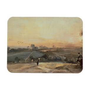 John Constable Autumnal Sunset Magnet