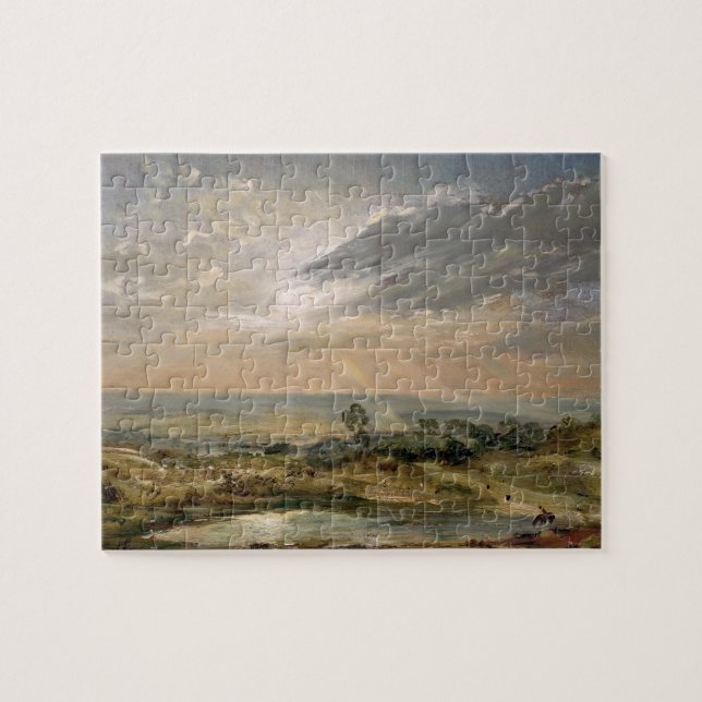 John Constable | Branch Hill Pond, Hampstead Jigsaw Puzzle (Horizontal)