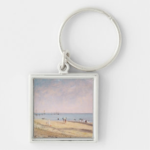 John Constable Brighton Beach (oil on canvas) Key Ring